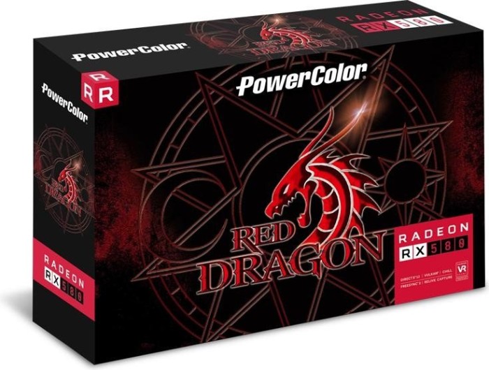 PowerColor Red Dragon Radeon RX 580 V2 3DHD, 8GB GDDR5, DVI, HDMI, 3x DP