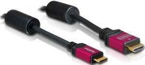 DeLOCK High Speed HDMI Kabel mit Ferritkernen Typ A/Typ C Mini 3m