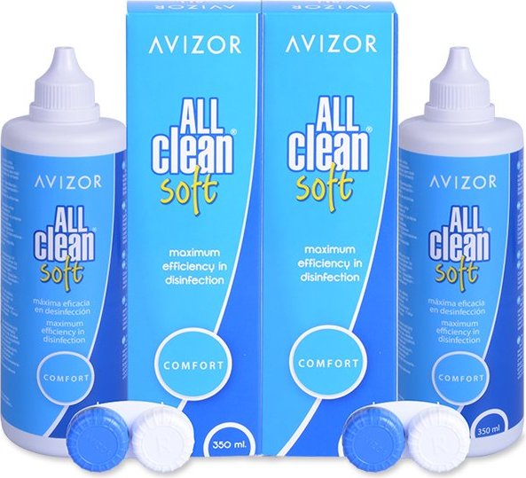 Avizor AllClean Soft All-in-one-Lösung, 700ml (2x 350ml)