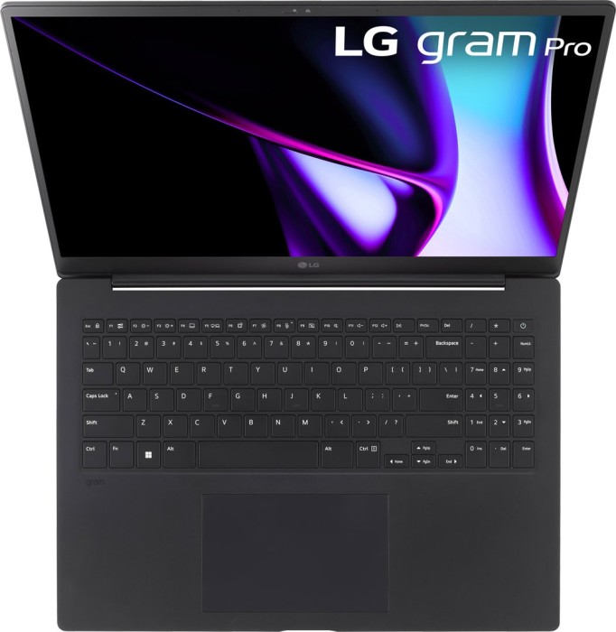 LG gram Pro 16 (2024), czarny, Core Ultra 7 155H, 16GB RAM, 1TB SSD, DE