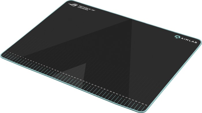 ASUS ROG Hone Ace Aim Lab Edition Gaming Mousepad, 508x420mm, szary/czarny/jasnoniebieski