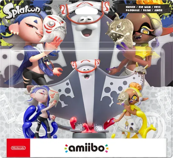 Nintendo amiibo figurki Splatoon sztuk 3 Collection Mako, Mantaro & Muri (Switch/WiiU/3DS)