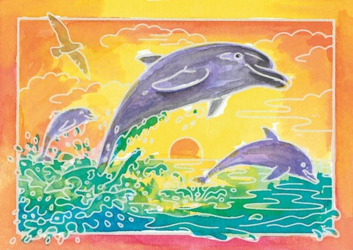 Ravensburger Mixxy Colors Spielende Delfine