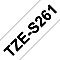 Brother TZe-S261 Beschriftungsband 36mm, schwarz auf weiß, extra stark klebend Vorschaubild