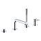 Grohe Concetto 4 holes one-hand-bathtub combination tap chrome (19576002)