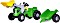 rolly toys rollyKiddy Futura pedał-Tractor with przód Loader and Trailer zielony (630035)