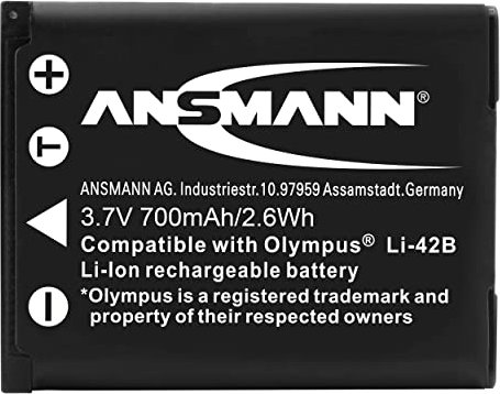 ANS 5022933/05 – Akku, Digitalkamera, kompatibel, 650 mAh, Olympus