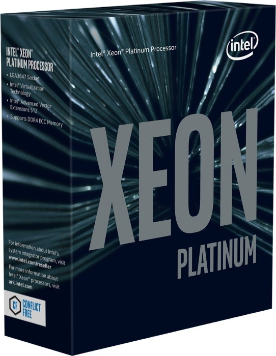 Intel Xeon Platinum 8170, 26C/52T, 2.10-3.70GHz, boxed ohne Kühler