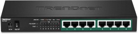 TRENDnet TPE-TG desktop Gigabit switch, 8x RJ-45, 120W PoE+