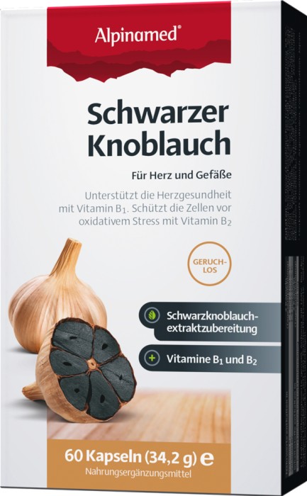 Alpinamed Schwarzer Knoblauch vegan 60St