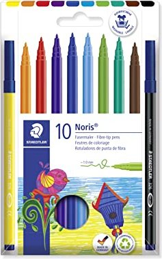 Staedtler Fibre-tip pens Noris 10pcs wallet