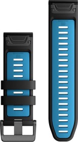 Garmin Ersatzarmband QuickFit 26 Silikon black/cirrus blue