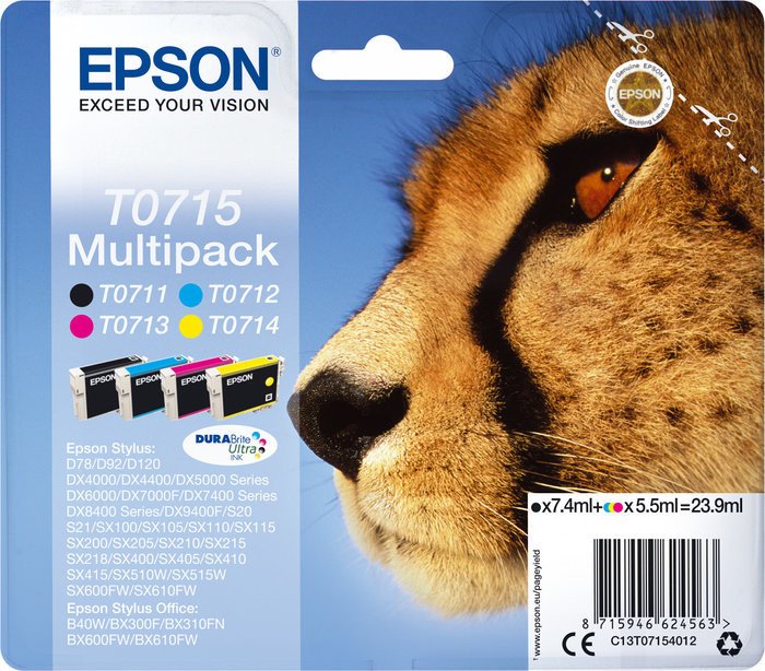 Epson tusz T0715 multipack