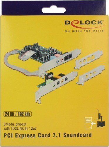 DeLOCK Soundkarte 7.1, PCIe x1