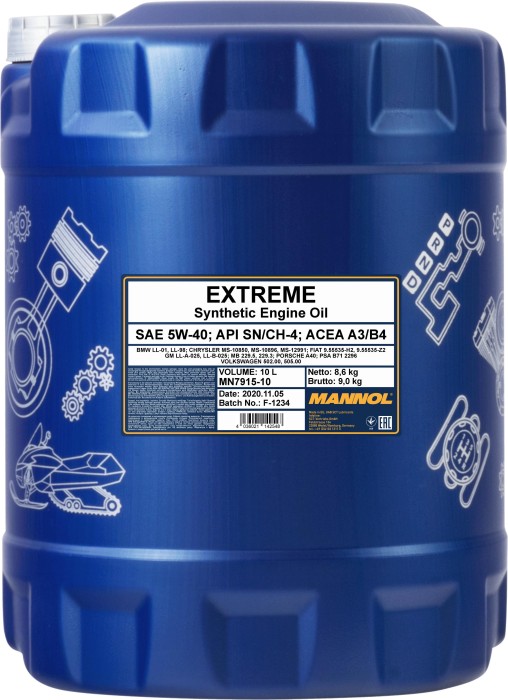 Mannol Extreme 5W-40 10l ab € 37,19 (2024)