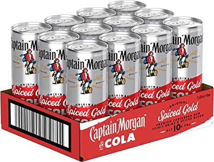 Captain Morgan Spiced Gold & Cola 12x 250ml