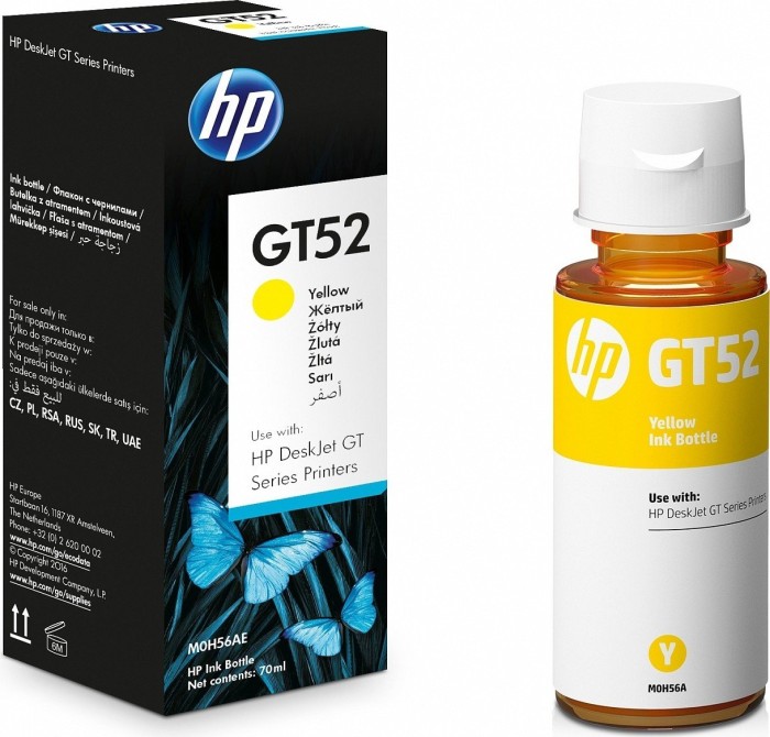 HP Tinte GT52Y gelb