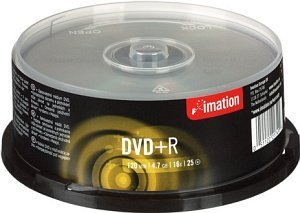 Imation DVD+R 4.7GB, 16x, Cake Box 25 sztuk