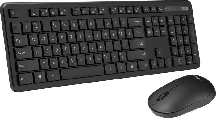 ASUS CW100 Wireless keyboard and Mouse zestaw, czarny, USB, DE