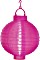 Best Season solar chinese lantern garden lights pink (479-17)