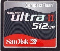 SanDisk Ultra II CompactFlash Card 512MB
