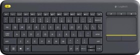 Logitech K400 Plus Wireless Touch Keyboard schwarz, USB, UK