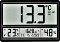 TFA Dostmann XL-Funkwanduhr Digital schwarz mit Thermo- und Hygrometer (60.4523.01)
