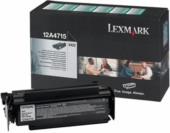 Lexmark toner zwrotny 12A4715 czarny wysoka pojemność