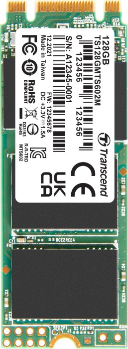 Transcend MTS602M SSD 128GB, M.2