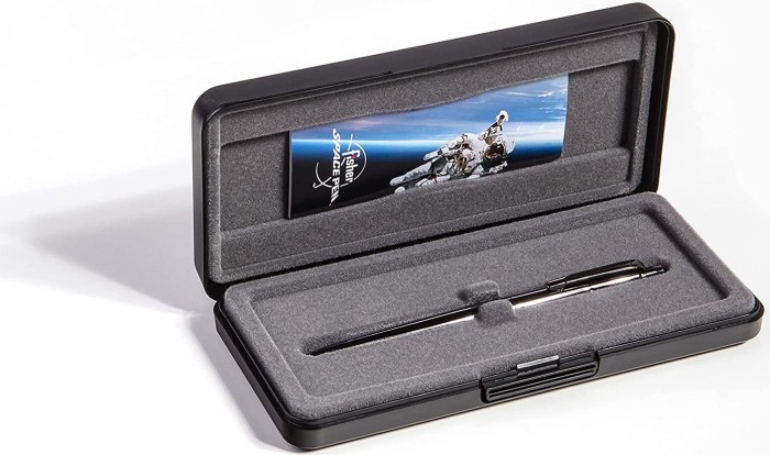 Fisher Space Pen AG7-50 Original Astronauten-Stift Apollo 11 Special Edition 50th Anniversary chrom/gold, Druckkugelschreiber, in Geschenkbox