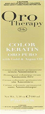 Fanola Oro Therapy Oro Puro Color Keratin kolor włosów 3.0 ciemnobrązowy, 100ml