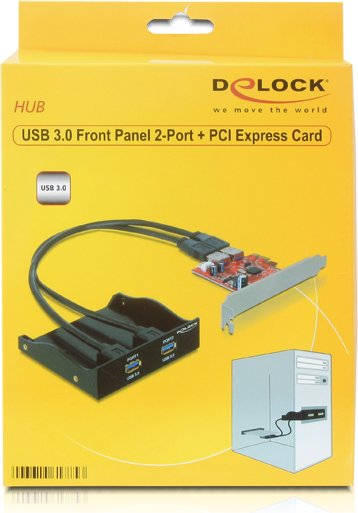 DeLOCK 2x USB-A 3.0, PCIe x1