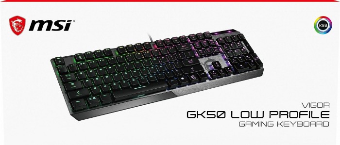MSI Vigor GK50 Low ab LOW | Kailh USB, PROFILE RGB, € Profile, DE Choc (2024) Deutschland Preisvergleich LEDs Geizhals WHITE, 64,87
