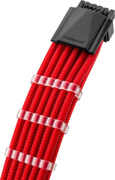 CableMod RT-Series Pro ModMesh Sleeved 12VHPWR Dual Cable Kit for ASUS and Seasonic, rot