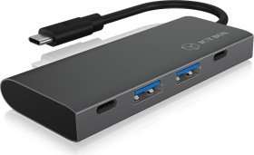 RaidSonic Icy Box IB-HUB1428-C31 USB-Hub, 2x USB-C 3.1, 2x USB-A 3.1, USB-C 3.1 [Stecker] (60709)