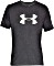 Under Armour UA Shirt krótki r&#281;kaw charcoal &#347;redni heather/white (m&#281;skie) (1329583-019)