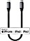 Satechi USB-C to Lightning Cable 0.25m Space Grey (ST-TCL10M)