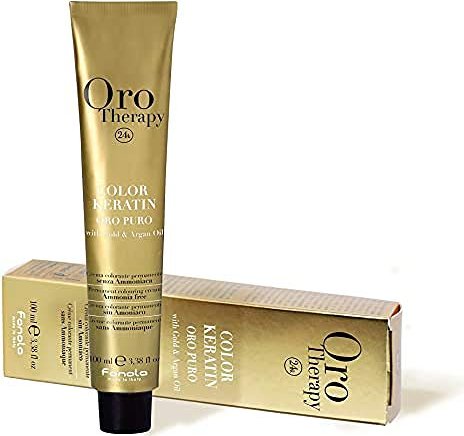 Fanola Oro Therapy Oro Puro Color Keratin kolor włosów 6.46 ciemny blond miedziany, 100ml