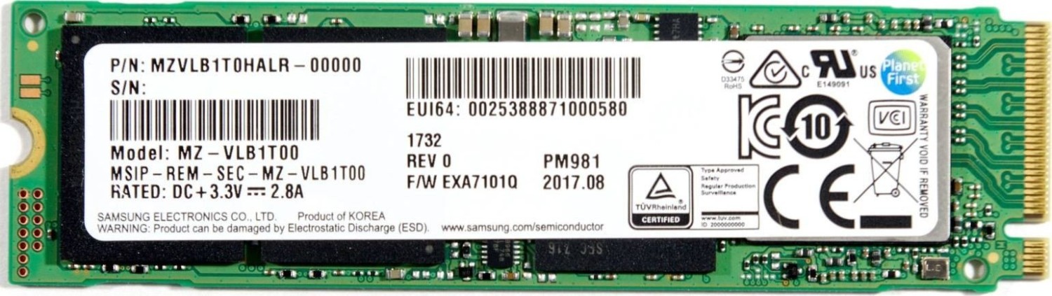 Samsung OEM Client SSD PM981, M.2 ab € 121,99 (2023