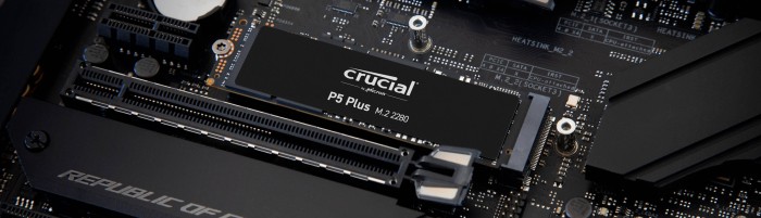 Crucial P5 Plus SSD 500GB, M.2 2280 / M-Key / PCIe 4.0 x4