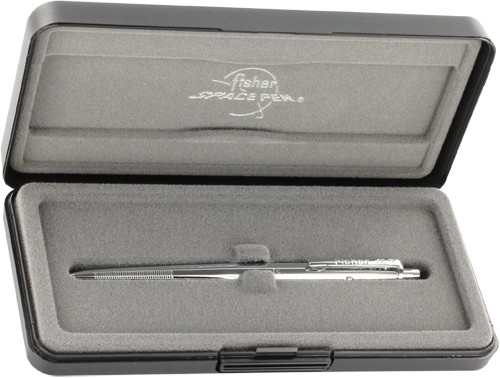 Fisher Space Pen AG7E Original Astronauten-Stift mit Gravur chrom, Druckkugelschreiber, in Geschenkbox