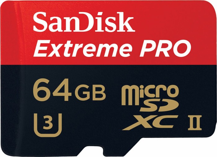 SanDisk Extreme PRO R275/W100 microSDXC 64GB, UHS-II U3, Class 10