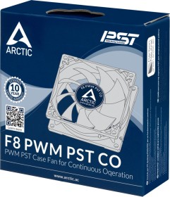 Dauerbetrieb Arctic Gehäuselüfter 80 mm Doppelkugellager * F8 PWM PST CO 