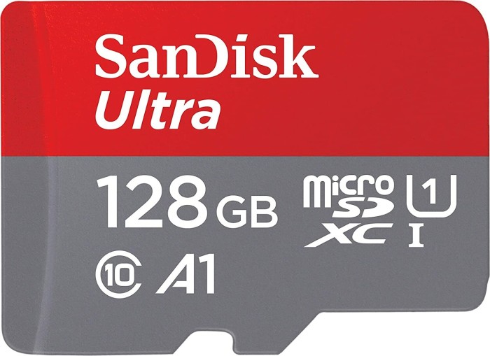 SanDisk Ultra R100 microSDXC 128GB Kit, UHS-I U1, A1, Class 10