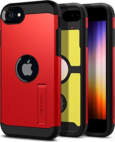 Spigen Tough Armor für Apple iPhone SE (2020) rot