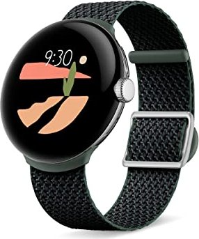 GOOGLE Gewebtes Armband für Pixel Watch Dark Olive