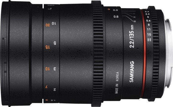 Samyang 135mm T2.2 VDSLR ED UMC do Nikon F czarny