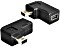 DeLOCK USB-B mini 5 Pin plug on socket 90°angled [right] (65448)