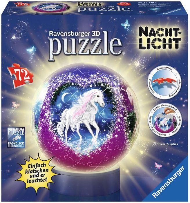 Kinder Ravensburger Puzzle Nachtlicht Magische Einhörner Puzzles Spiel Puzzle 