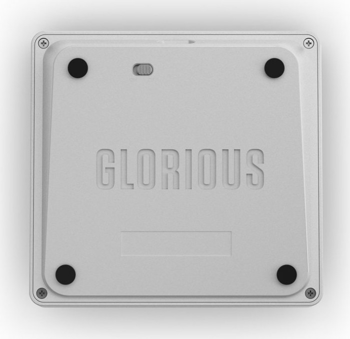 Glorious PC Gaming Race GMMK Wireless Numpad, szary/biały, Glorious Fox Linear, hot-swap, USB/Bluetooth